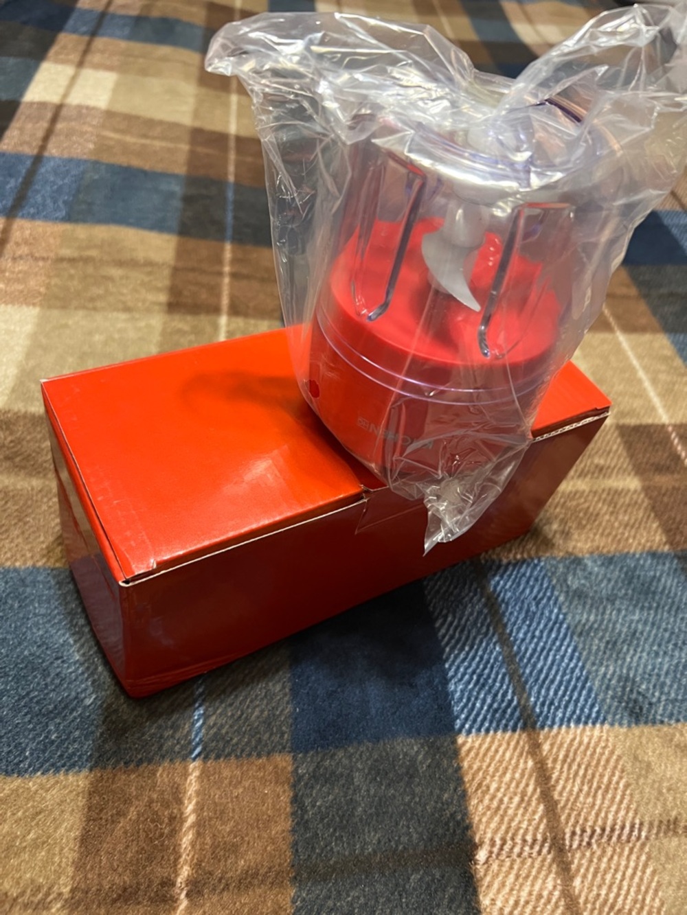 New Red Portable Electric Mini Grinder / Chopper - Compact Kitchen Tool